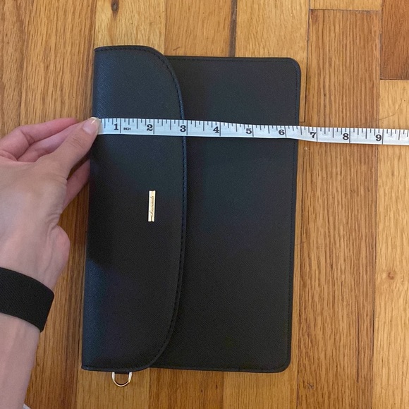 Lovevook black clutch with gold accents - Picture 9 of 10